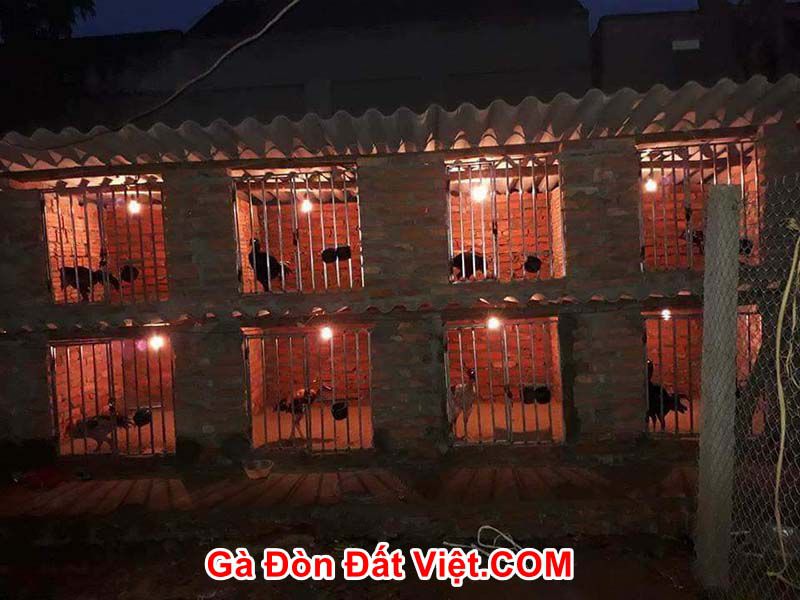 chuồng gà sạch sẽ gọn gàng